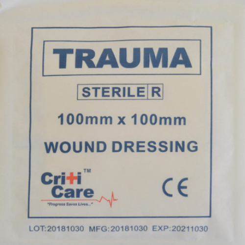 CritiCare® Wound Dressing (pad) Sterile 100x100
