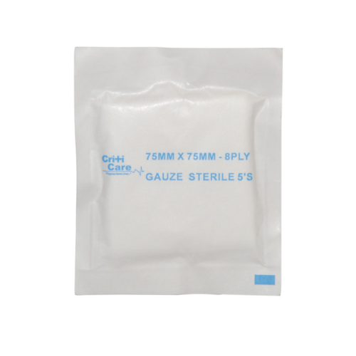 CritiCare® Gauze Swabs 75 x 75 x 8ply (Sterile)